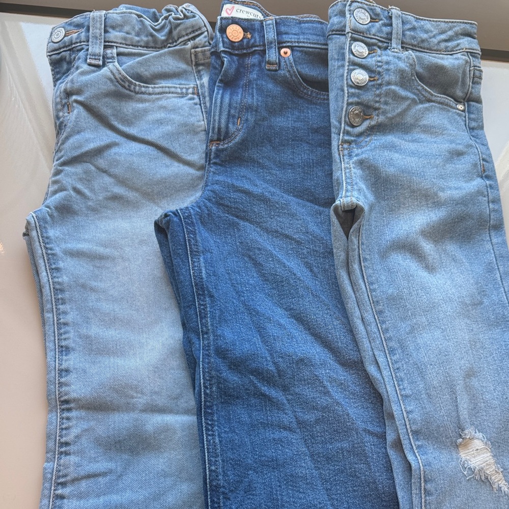 Bundle Girls Jeans Size 7/8 Crew, old navy, Jessica Simpton